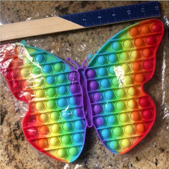 Extra Large Butterfly Sensory Popper 🦋🌈 - Picture 1 of 3